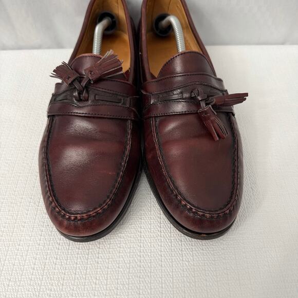 FootJoy Loafers Mens Size 11.5 D Brown Leather Vintage Tassel Dress Made In USA main image 11